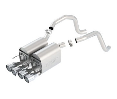 Borla 05-08 Corvette Coupe/Conv 6.0L/6.2L 8cyl AT/MT 6spd S-Type II SS Exhaust (rear section only) 11815 Borla 05-08 Corvette Coupe/Conv 6.0L/6.2L 8cyl AT/MT 6spd S-Type II SS Exhaust (rear section only) 11815