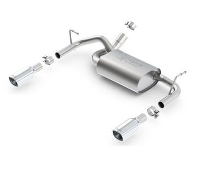 Borla 12-16 Jeep Wrangler 3.6L AT/MT 4WD Single Split Rr Exit Touring Exhaust (rear section only) 11834