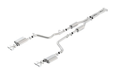 Borla 09-14 Dodge Challenger R/T 5.7L RWD 2Dr. 2.5in. ATAK CB Exhaust - Dual Split Rear Exit 140708 Borla 09-14 Dodge Challenger R/T 5.7L RWD 2Dr. 2.5in. ATAK CB Exhaust - Dual Split Rear Exit 140708