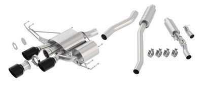 Borla 17-18 Honda Civic Type-R FK8 ATAK Cat-Back Exhaust w/ Ceramic Black Tips 140738CB Borla 17-18 Honda Civic Type-R FK8 ATAK Cat-Back Exhaust w/ Ceramic Black Tips 140738CB