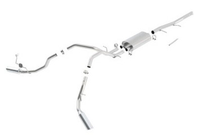 Borla 09-11 Chevrolet Sierra 1500 WT/SLT/SLEi/XFE / Silverado 1500 WT/LT/LTZ/LS SS Catback Exhaust 140341 Borla 09-11 Chevrolet Sierra 1500 WT/SLT/SLEi/XFE / Silverado 1500 WT/LT/LTZ/LS SS Catback Exhaust 140341