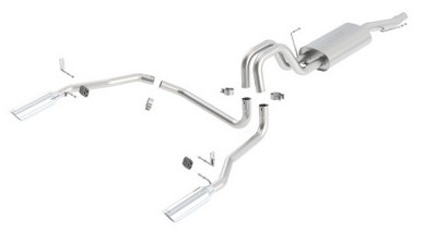 Borla 05-08 Ford F-150 66in/78in Bed 4dr SS Catback Exhaust 140137 Borla 05-08 Ford F-150 66in/78in Bed 4dr SS Catback Exhaust 140137