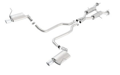 Borla 11-16 Jeep Grand Cherokee Limited/Laredo 5.7L 8cyl 4WD/RWD SS Catback Exhaust 140406 Borla 11-16 Jeep Grand Cherokee Limited/Laredo 5.7L 8cyl 4WD/RWD SS Catback Exhaust 140406