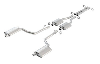 Borla 11-14 Dodge Charger R/T / 11-14 Chrysler 300 C 5.7L V8 AT/MT S-Type SS Catback Exhaust 140443 Borla 11-14 Dodge Charger R/T / 11-14 Chrysler 300 C 5.7L V8 AT/MT S-Type SS Catback Exhaust 140443