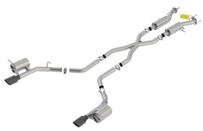 Borla 18-20 Dodge Durango SRT 6.2L V8 2.75in ATAK SS Catback Exhaust w/ BLK Chrome Tips 140792BC Borla 18-20 Dodge Durango SRT 6.2L V8 2.75in ATAK SS Catback Exhaust w/ BLK Chrome Tips 140792BC