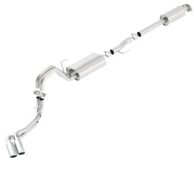 Borla 15-16 Ford F-150 3.5L EcoBoost Ext. Cab Std. Bed Catback Exhaust S-Type Truck Side Exit 140618