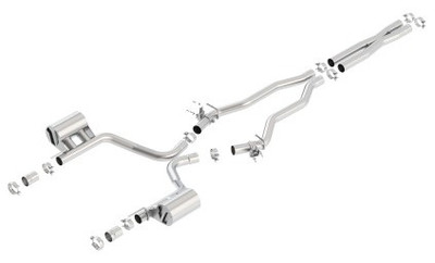 Borla 15-16 Dodge Charger SRT 392 6.4L No Tip Single Split Rear Exit ATAK w/ Valves Exhaust 140672 Borla 15-16 Dodge Charger SRT 392 6.4L No Tip Single Split Rear Exit ATAK w/ Valves Exhaust 140672