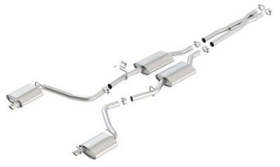 Borla 15-16 Dodge Charger 3.6L V6 ATAK Cat Back Exhaust (Uses Factory Valence) 140686 Borla 15-16 Dodge Charger 3.6L V6 ATAK Cat Back Exhaust (Uses Factory Valence) 140686