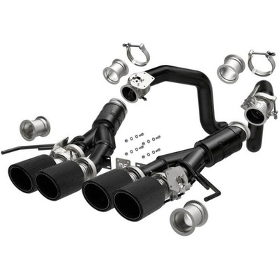 MagnaFlow 14-19 Chevrolet Corvette V8 6.2L Competition Axle Back w/Quad Carbon Fiber Tips 3in Diameter Performance Exhaust System 19381 MagnaFlow 14-19 Chevrolet Corvette V8 6.2L Competition Axle Back w/Quad Carbon Fiber Tips 3in Diameter Performance Exhaust System 19381