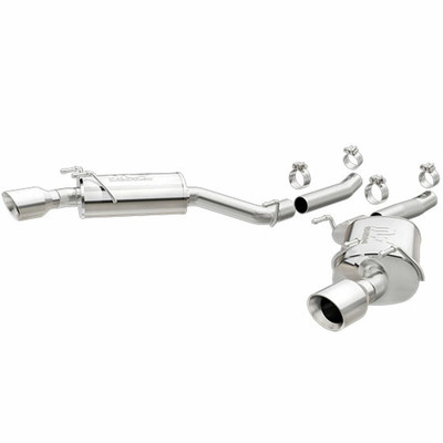 MagnaFlow  10-15 Chevrolet Camaro Axle-Back Stainless Dual Split 4in Polished Tips 15354
