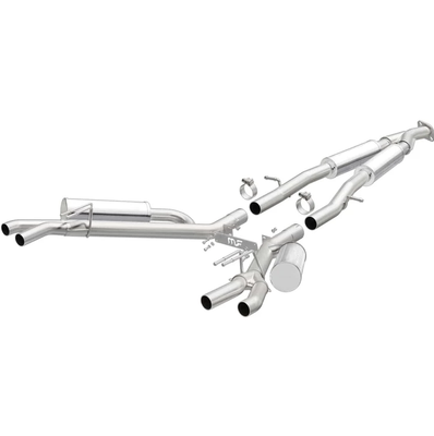 MagnaFlow Cat-Back Competition Exhaust 18-19 Kia Stinger L4-2.0LGAS Quad 2.5in Stainless Tips 19405 MagnaFlow Cat-Back Competition Exhaust 18-19 Kia Stinger L4-2.0LGAS Quad 2.5in Stainless Tips 19405