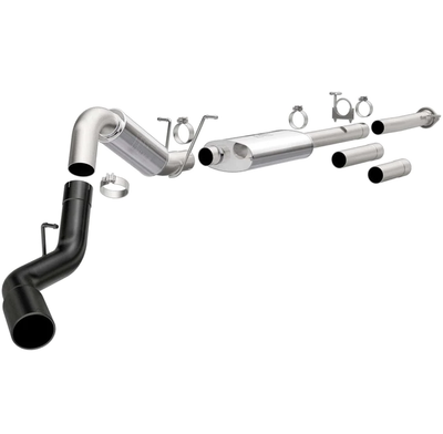 MagnaFlow 11-19 GM 2500/3500 6.0L 4in Single Passenger Side Rear Exit Cat-Back Exhaust w/Black Tips 19376 MagnaFlow 11-19 GM 2500/3500 6.0L 4in Single Passenger Side Rear Exit Cat-Back Exhaust w/Black Tips 19376