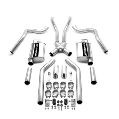 MagnaFlow 67-70 Ford Mustang Street Series Crossmember-Back Performance Exhaust System15816 MagnaFlow 67-70 Ford Mustang Street Series Crossmember-Back Performance Exhaust System15816