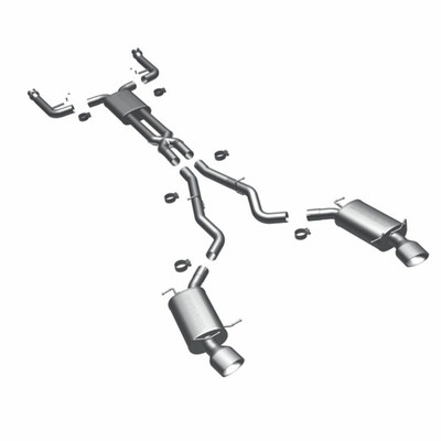 MagnaFlow BMW 04-05 645Ci, 06-10 650i Touring Series Stainless Dual Cat-Back Performance Exhaust System 16560