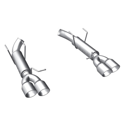 MagnaFlow 11-12 Ford Mustang V8 5.0L Dual Split Rear Exit Axle-Back Stainless Cat Back Perf Exhaust 15077 MagnaFlow 11-12 Ford Mustang V8 5.0L Dual Split Rear Exit Axle-Back Stainless Cat Back Perf Exhaust 15077