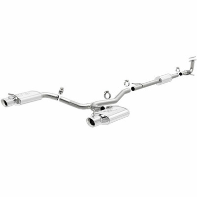 MagnaFlow 11-15 Ford Explorer V6 3.5L SS Catback Exhaust Dual Split Rear Exit w/ 3.5in SS Tips 15467