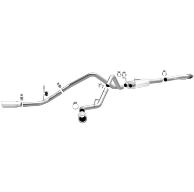 Magnaflow 14-19 Chev Silverado V8 5.3L CC/EC Cab Dual Split Behind Rear Tires Exit SS Cat Back Perf Exh 15269 Magnaflow 14-19 Chev Silverado V8 5.3L CC/EC Cab Dual Split Behind Rear Tires Exit SS Cat Back Perf Exh 15269