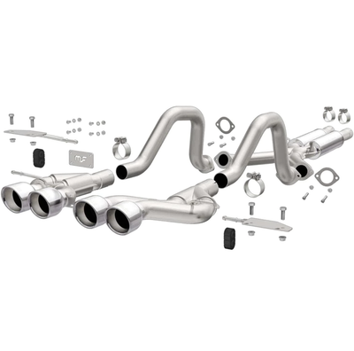 Magnaflow 00-04 Chev Corvette V8 5.7L Comp Series Quad Ctr Rr Exit SS Cat-Back Perf Exhaust 15281