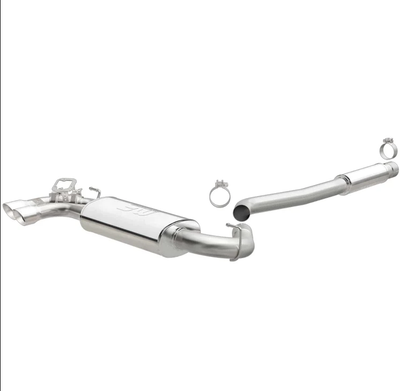 MagnaFlow CB SS 2.5/3in Dual Straight DS Rear Ext 3in Tip 12-15 BMW 328i /428i 2.0L Coupe Sedan 19195