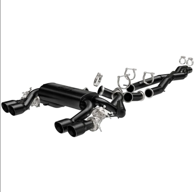 MagnaFlow 15-20 BMW M3/M4 L6 3.0L SS Cat-Back Perf. Sport Quad Split Rear Exit Exht - 3.5in Black Tips 19187 MagnaFlow 15-20 BMW M3/M4 L6 3.0L SS Cat-Back Perf. Sport Quad Split Rear Exit Exht - 3.5in Black Tips 19187