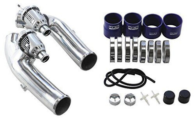 HKS 09-10 NISSAN GT-R R35 SSQV4 BOV Kit Includes 2 SSQV & Polished Aluminum Pipes 71008-AN027