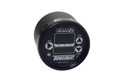 Turbosmart eBoost2 HP - 60mm Black Face/Black Bezel 120psi Boost Controller w/ 4 Port Solenoid TS-0301-1121
