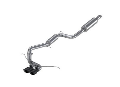 MBRP 13-17 Ford Focus ST 2.0L EcoBoost Dual Center Outlet T409 3in Cat Back w/ Black Tips S4200409BT MBRP 13-17 Ford Focus ST 2.0L EcoBoost Dual Center Outlet T409 3in Cat Back w/ Black Tips S4200409BT