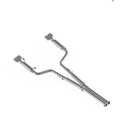 MBRP 2009 Dodge Challenger RT 5.7L Hemi Cat Back Cool Duals S7104304 MBRP 2009 Dodge Challenger RT 5.7L Hemi Cat Back Cool Duals S7104304