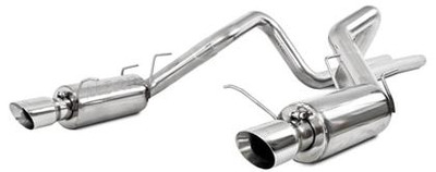 MBRP 11-14 Ford Mustang GT 5.0L Dual Split Rear Street Version T409 3in Cat Back Exhaust System S7258409 MBRP 11-14 Ford Mustang GT 5.0L Dual Split Rear Street Version T409 3in Cat Back Exhaust System S7258409