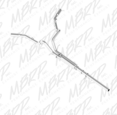 MBRP 14 Chevy/GMC 1500 Silverado/Sierra 4.3L V6/5.3L V8 Dual Split Side Alum 3in Cat Back Exhaust S5082AL MBRP 14 Chevy/GMC 1500 Silverado/Sierra 4.3L V6/5.3L V8 Dual Split Side Alum 3in Cat Back Exhaust S5082AL