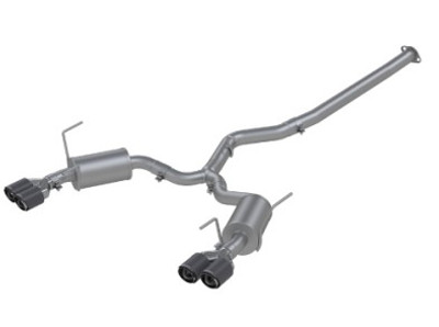 MBRP 15-19 Subaru WRX 2.0L/STI 2.5L 3in Dual Split Rear Exit w/ 3.5in CF Tips - T304 Street Version S48003CF MBRP 15-19 Subaru WRX 2.0L/STI 2.5L 3in Dual Split Rear Exit w/ 3.5in CF Tips - T304 Street Version S48003CF