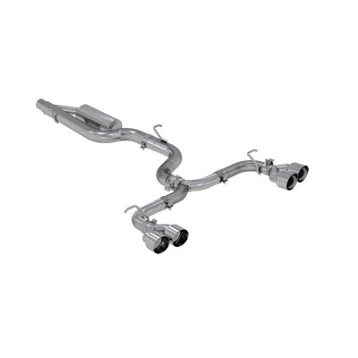 MBRP 15-19 VW Golf R 3in Cat Back Single Exit Exhaust Pro Series w/ Valve Delete - T304 S4603304