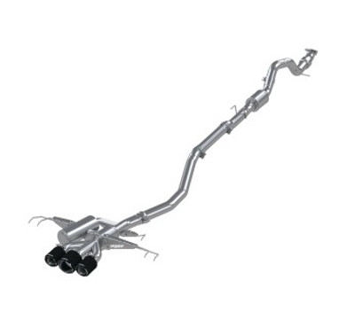 MBRP 17-22 Honda Civic Type R 2.0L T304 SS 3in Cat-Back w/Triple Center Outlet- Carbon Fiber Tips S49013CF MBRP 17-22 Honda Civic Type R 2.0L T304 SS 3in Cat-Back w/Triple Center Outlet- Carbon Fiber Tips S49013CF