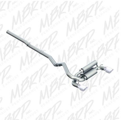 MBRP 2016+ Ford Focus RS 3in Aluminized Dual Outlet Cat-Back Exhaust S4203AL MBRP 2016+ Ford Focus RS 3in Aluminized Dual Outlet Cat-Back Exhaust S4203AL