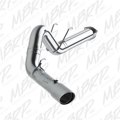 MBRP 17-19 Ford F250/350/450 6.7L Ex. Reg Cab 5in Filter Back Single Tip Aluminized Exhaust System S62930AL MBRP 17-19 Ford F250/350/450 6.7L Ex. Reg Cab 5in Filter Back Single Tip Aluminized Exhaust System S62930AL