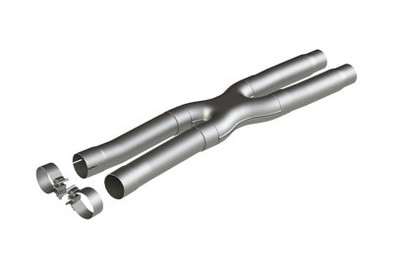 MBRP 15-19 Ford Mustang GT 2.5in Resonator Delete X-Pipe - AL S7213AL