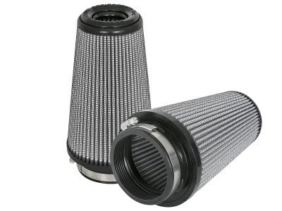 aFe Magnum FLOW Pro DRY S Replacement Air Filter (Pair) F-3.5in. / B-5in. / T-3.5in. (Inv) / H-8in. 21-91117-MA