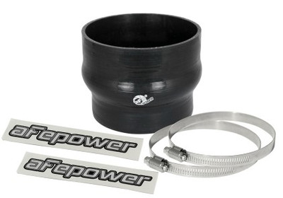 aFe Magnum FORCE CAI Silicone Coupling Kit (4in. ID to 3.5in. ID) 2.75in L Straight Reducer - Black 59-00077