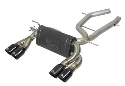 aFe MACH Force-Xp 2-1/2in SS Axle Back Exhaust w/Black Tips 15+ BMW M3/M4 (F80/F82) L6 3.0L (tt) S55 49-36338-B aFe MACH Force-Xp 2-1/2in SS Axle Back Exhaust w/Black Tips 15+ BMW M3/M4 (F80/F82) L6 3.0L (tt) S55 49-36338-B