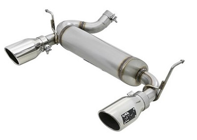 aFe Rebel Series 2.5in 409 SS Axle-Back Exhaust w/Polished Tips 07+ Jeep Wrangler (JK) V6 3.6L/3.8L 49-48061-P aFe Rebel Series 2.5in 409 SS Axle-Back Exhaust w/Polished Tips 07+ Jeep Wrangler (JK) V6 3.6L/3.8L 49-48061-P