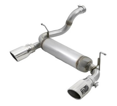 aFe Rebel Series 2.5in 409 SS Axle-Back Exhaust w/ Polished Tips 2018+ Jeep Wrangler (JL) V6 3.6L 49-48067-P aFe Rebel Series 2.5in 409 SS Axle-Back Exhaust w/ Polished Tips 2018+ Jeep Wrangler (JL) V6 3.6L 49-48067-P