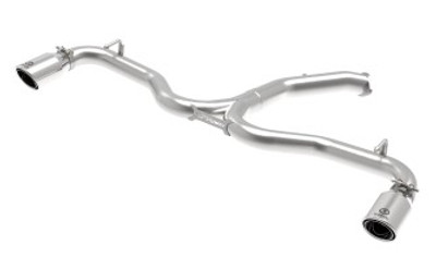 aFe Takeda 3in-2.5in SS Axle-Back Exhaust w/Polished Tips 2018 Hyundai Elantra GT Sport I4-1.6L(t) 49-37002-1P