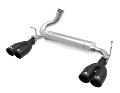 aFe Vulcan Series 2.5in 304 SS Axle-Back Exhaust Black 07-18 Jeep Wrangler (JK) V6-3.6/3.8L 49-38086-B aFe Vulcan Series 2.5in 304 SS Axle-Back Exhaust Black 07-18 Jeep Wrangler (JK) V6-3.6/3.8L 49-38086-B