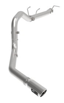 aFe Apollo GT Series 3-1/2in 409 SS Axle-Back Exhaust 17-20 Ford F-250/F-350 Polished Tip No Muffler 49-43116NM-P