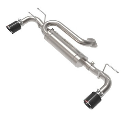 aFe 19-22 Mazda 3 L4 2.5L Takeda 3in to 2-1/2in 304 SS Axle-Back Exhaust w/ Carbon Fiber Tip 49-37023-C aFe 19-22 Mazda 3 L4 2.5L Takeda 3in to 2-1/2in 304 SS Axle-Back Exhaust w/ Carbon Fiber Tip 49-37023-C