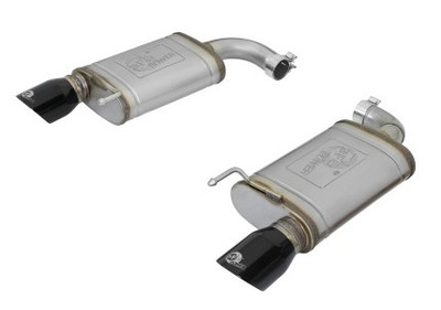 aFe MACHForce XP 2.5in 409 Stainless Axle Back Exhaust w/ Black Tips 15-17 Ford Mustang I4-2.3L (t) 49-43085-B aFe MACHForce XP 2.5in 409 Stainless Axle Back Exhaust w/ Black Tips 15-17 Ford Mustang I4-2.3L (t) 49-43085-B