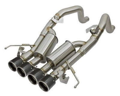 aFe MACHForce XP 3in -2 1/2in Axle Back SS Exhaust w/Carbon Fiber Tips 14-17 Chevy Corvette V8 6.2L 49-34056-C aFe MACHForce XP 3in -2 1/2in Axle Back SS Exhaust w/Carbon Fiber Tips 14-17 Chevy Corvette V8 6.2L 49-34056-C
