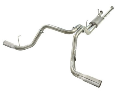 aFe MACHForce XP 2-1/2in to 3in 409 SS Cat-Back Exhaust w/ Polished Tips 10-17 Toyota Tundra V8 5.7L 49-46014-P