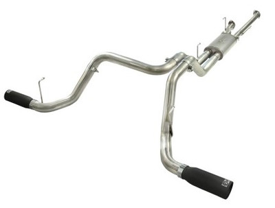 aFe MACHForce XP 2-1/2in to 3in 409 SS Cat-Back Exhaust w/ Black Tips 10-17 Toyota Tundra V8 5.7L 49-46014-B aFe MACHForce XP 2-1/2in to 3in 409 SS Cat-Back Exhaust w/ Black Tips 10-17 Toyota Tundra V8 5.7L 49-46014-B