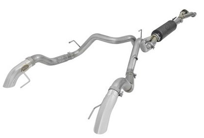 aFe MACH Force-XP Cat-Back Exhaust w/ Dual Hi-Tuck Pol Tips 17-18 Ford F-150 Raptor V6-3.5L 49-33095-P